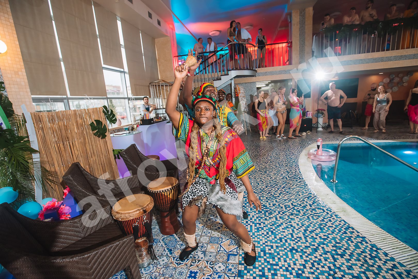 Афрошоу на Тематические праздники или Гавайские праздники афрошоу Тематические праздники или Гавайские праздники