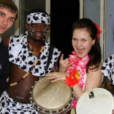 Африканское шоу на вечеринку