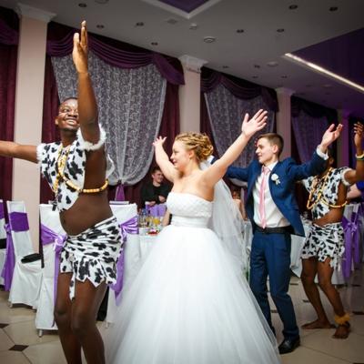Африканское шоу на свадьбу