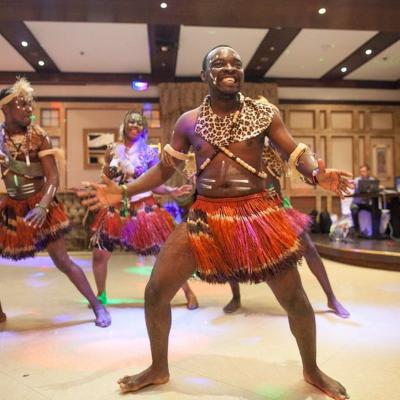 Африканское шоу на свадьбу