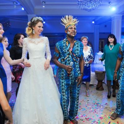 Африканское шоу на свадьбу