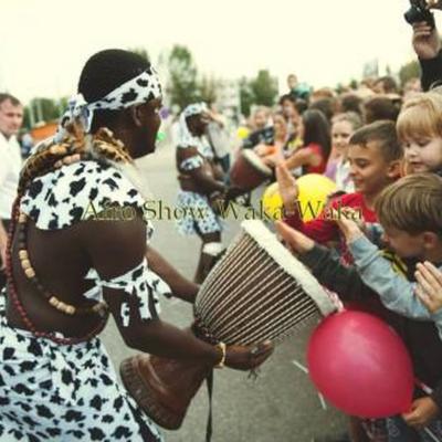 Шоу африканских барабанщиков на детские праздники