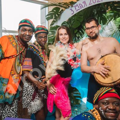 Африканское шоу на тематические праздники