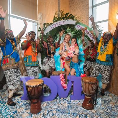 Африканское шоу на тематические праздники