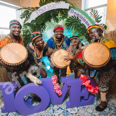 Африканское шоу на тематические праздники