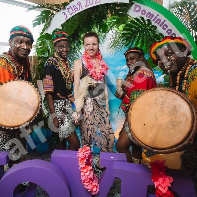 Африканское шоу на тематические праздники